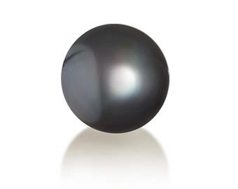 Black Freshwater Pearls 4–13mm | Japanese Loose Pearls for DIY Jewelry Making | Real Black Pearls Craft Supplies | Gift Box & Certificate