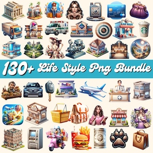 120+ Lifestyle Png Bundle, Daily Life Png, House Hold Png, Aesthetic Png, Everyday Png, Gadgets Png, Traveling Png, Daily Sublimation Design