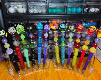 disney villains beaded pens