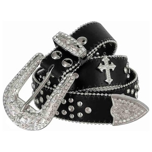 Rhinestone Cross Belt - Etsy display picture 3