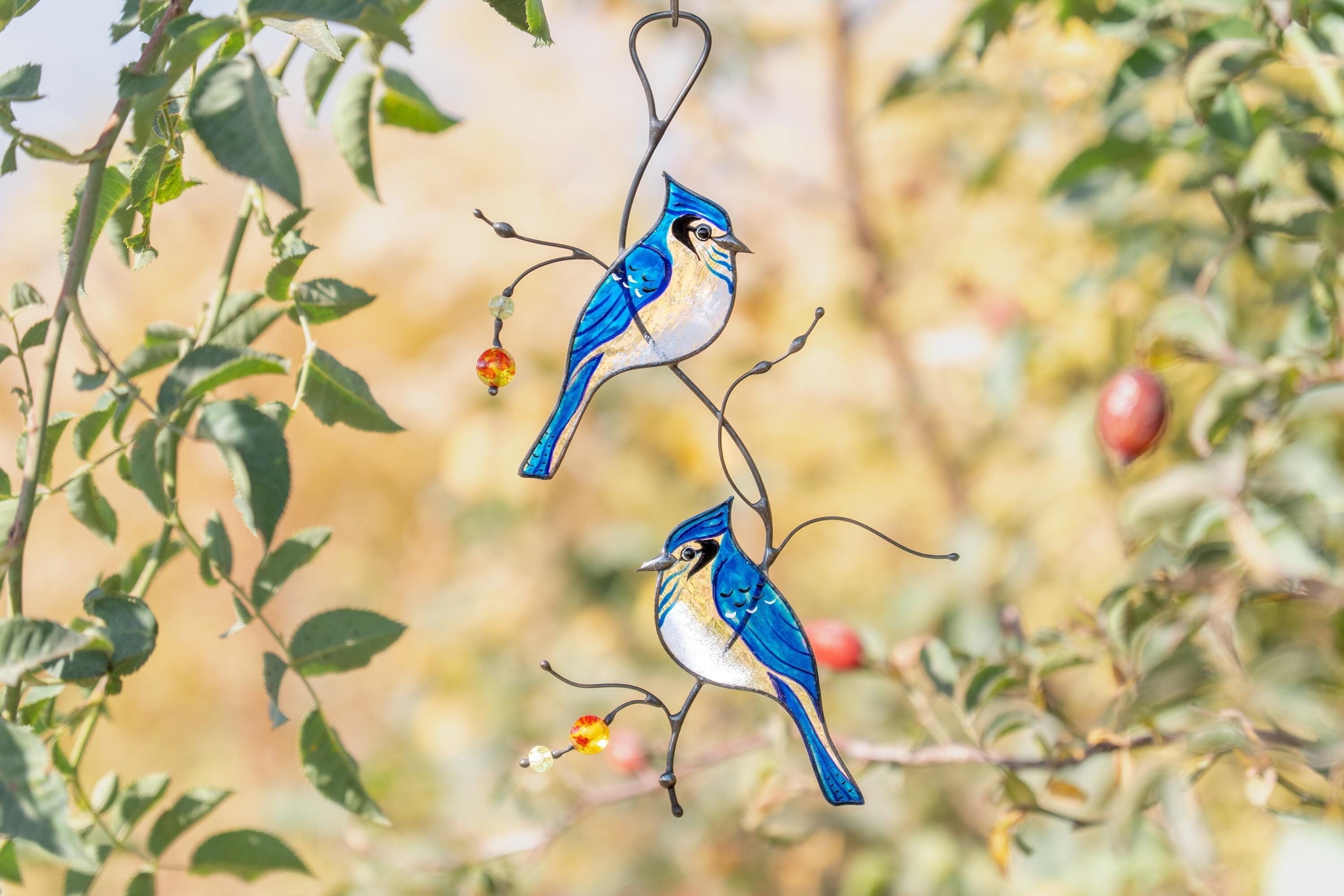 トロント・ステンドグラス Blue Jay ブルージェイ アオカケス トロント・ステンドグラス Blue Jay ブルージェイ アオカケス