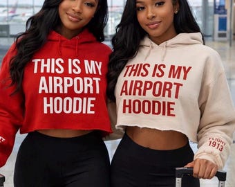 Delta Sigma Theta Sorority Gifts | 1913 Cropped Hoodie | DST1913 Sweater| Devastating Diva | Sisterhood | DST | Red White | Oo-oop | Howard