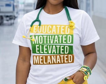 Chi Eta Phi Nursing Graduation Sweatshirt | Sorority Apparel with Caduceus | Nursing Student Grad Gift | Green & Gold Greek Letter Crewneck