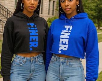 Zeta Phi Beta Sorority Gifts | 1920 Crew Sweatshirt | ZPhiB1920 Sweater| Finer Woman | Sisterhood | ZPhiB | Royal Blue White | Z-Phiii ZPB