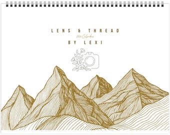 Kalender för bergs- och naturfotografering 2026 Objektiv och tråd