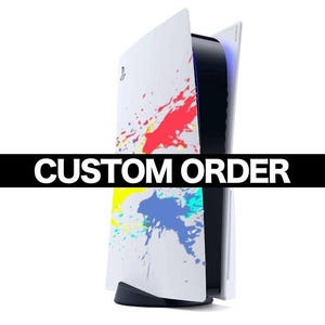 Individuell bemaltes PlayStation5-Cover