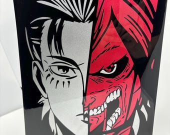 Custom painted PlayStation5 Digital Edition Cover Eren