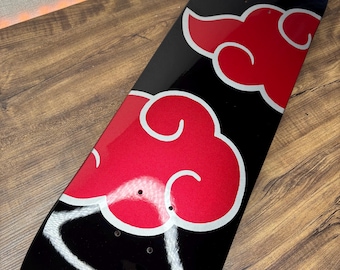 Custom skateboard deck Akatsuki
