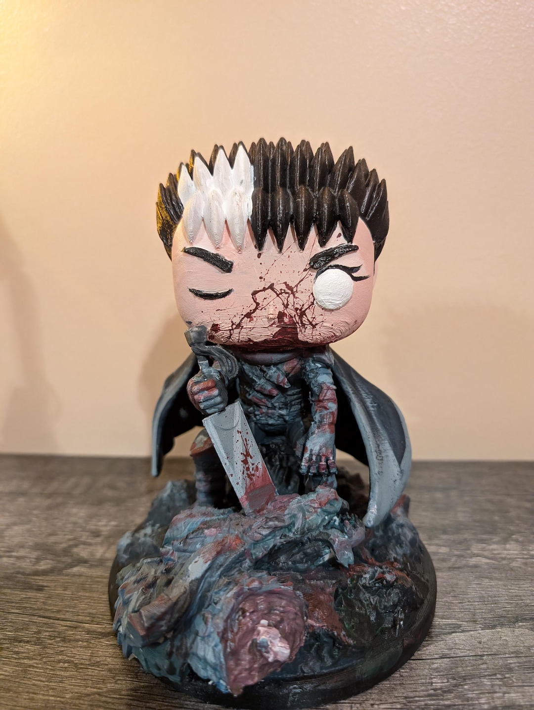 Custom Funko Funko Berserk Berserk Guts Funko Pop Hand Painted