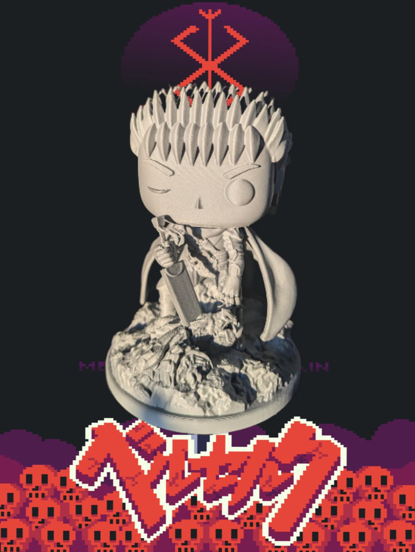 ベルセルク ボスコーン将軍　ART OF WAR BOSCONE ボスコーン 塗装済み完成品 限定 I ※完売