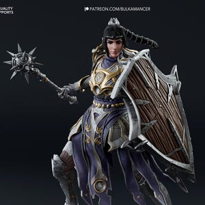 Shadowheart Harz Miniature Figur Spielfigur Baldur&#39;s Gate 3 Geschenk für Ihn Ihr Geburtstagsgeschenk Anime
