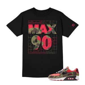 AIR MAX 90 Reverse Duck matching tee Infrared, Sneaker Match T-Shirt, Hype Sneakerhead Gift for him or her, Birthday Present