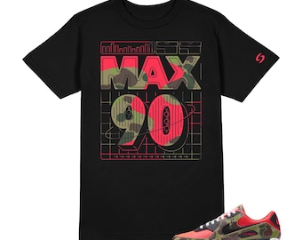 Camiseta a juego con las AIR MAX 90 Reverse Duck en color Infrared, camiseta que combina con las zapatillas, regalo ideal para amantes de las zapatillas, regalo de cumpleaños.
