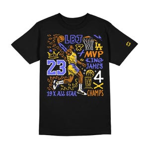 Lebron tee to match Sneaker LBJ 22 Lakers, Sneakerhead T-Shirt, Dope Gift for Him or Her, King James Outfit
