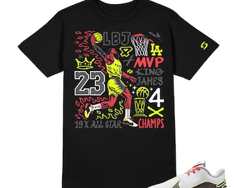 Camiseta Lebron a juego con las zapatillas LBJ 22 Moonlight, regalo de cumpleaños para amantes de las zapatillas, camiseta con estampado de baloncesto