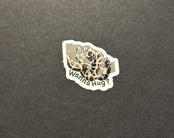 Naklejka Birmański Python (mała)