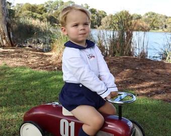 Boy&#39;s Button-on Buster Suit
