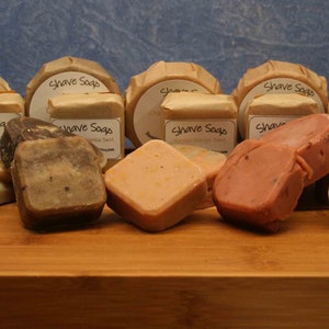 Artisan shave soap bars, Cedar Orange Spice, Basil Cocoa Vanilla Swrl, Vanilla Orange Swrl, Peppermint Cocoa Swrl, Lemongrass Thyme Rosemary