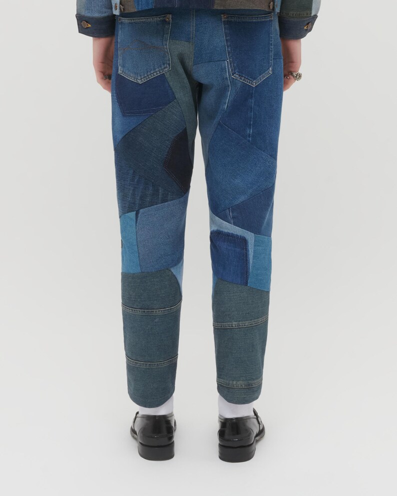 Patchwork trousers image 2