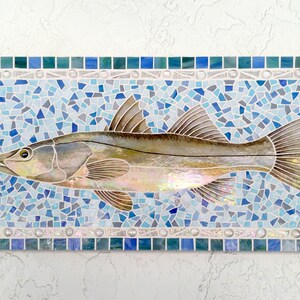 Snook Stained Glass Mosaic Wall Panel