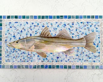 Snook Stained Glass Mosaic Wall Panel