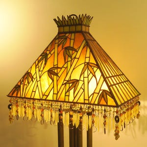 Custom Made Stained Glass Lamps