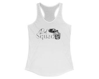 Rod Stewart  Rod Squad Whiskey Racerback Tank, Fun and Bold Rod Stewart Fan Apparel,  Perfect Gift for Music Lovers and Concert Goers