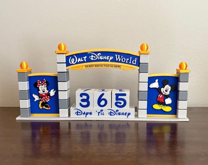 Disney Countdown Blocks - Etsy