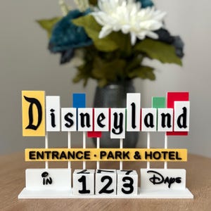 Disney Vacation Countdown,  Disney Countdown Calendar, Disneyland Countdown, Disney land Vacation Countdown, Disneyland Vacation Countdown