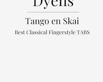 Best Fingerstyle Guitar Tabs Tango en Skai by Roland Dyens Sheet Music, Guitar Tutorial Pdf video Download