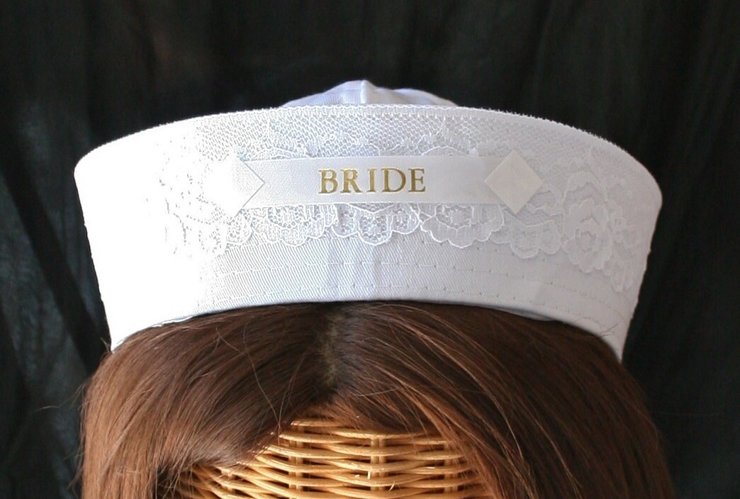 BRIDE Sailor Hat perfect for Nautical Bachelorette Party or Etsy