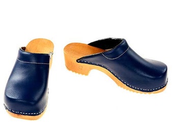 Clogs blue with pad