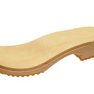 Suede Leather Clogs red image 3