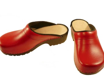 Soft Clogs red