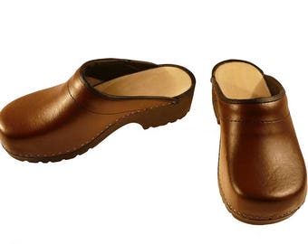Soft Clogs Brown - Etsy
