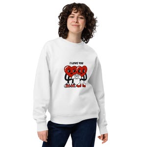Unisex Eco Sweatshirt, Soft Organic Cotton Pullover for Sustainable Fashion Lovers, Perfect Gift for Eco-Conscious Friends