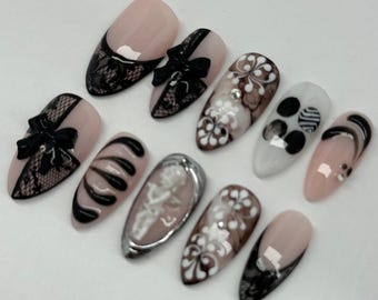 BTS Wings Inspired Press-On Nails