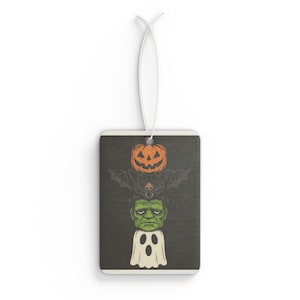 Halloween Car Air Freshener, Spooky Aroma, Ghostly Decoration, Fall Gift, Car Accessory, Haunted Drive