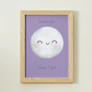 Goodnight Sleep tight digital wall art for nursery