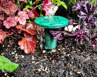 Water fountain for irrigation sprinklers