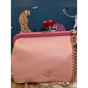 Pink Coach Kisslock - Etsy
