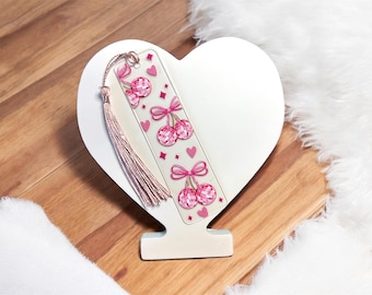DTF Printed Acrylic Bookmark with tassel - Gift for readers, Book Lovers, Teachers, Students