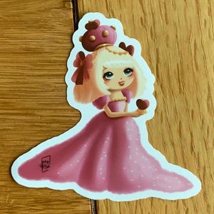 Autocollant La princesse cœur