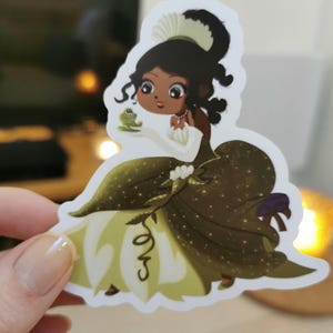 Autocollant La princesse et la grenouille