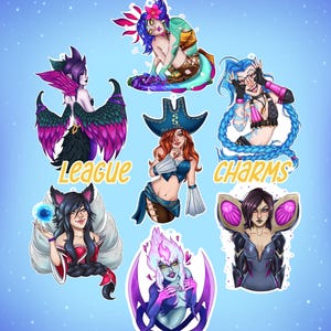 League of Legends Acrylic Charms