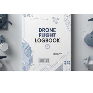 Logboek dronevlucht | Logblad FAA Part-107 | Logboek UAV-piloot | Drone-bedrijfstracker | Afdrukbare pdf