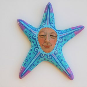 Star in your life One of a kind wall decor art object. Makes a great gift or collectible piece. Created by Sue Thomson, Livingstone Studio image 1