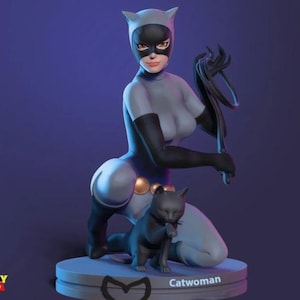 CatWomen 3D STL Model Digital Download Figure