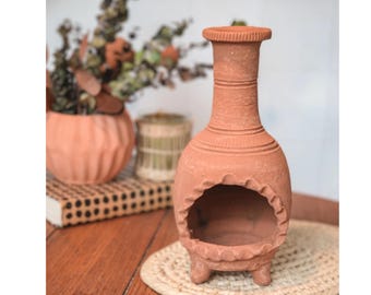 Handmade Terracotta Chimney: Palo Santo Holder, Smudging Rituals