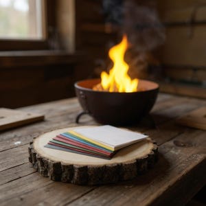 Modernes Native-Trading-Brandpapier | 30 Blatt | Manifestation Papier | Inspiration | Brenn-Ritual | Let Go Zeremonie | Neujahrs-Vorsatz